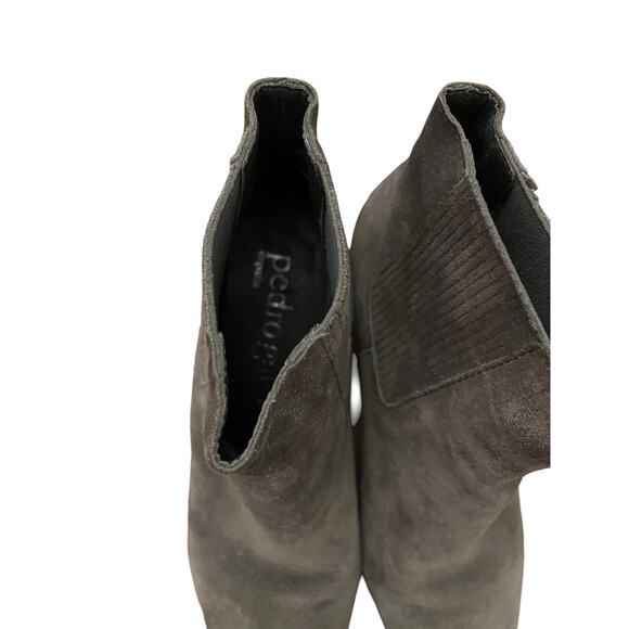 Pedro Garcia Womens Gray/Brown Suede leather Ankle Booties 9 - Picture 3 of 8